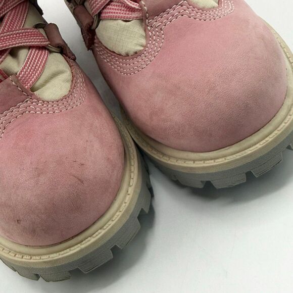 Timberland Sherpa Lined Pink Winter Boots - Toddler US Size 11.5 / EU 29 // 7281 - Picture 2 of 13